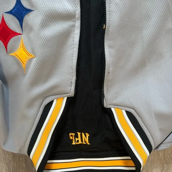 Pittsburgh Steelers Vintage NFL Reversible Bomber Jacket men’s 5XL SUPER RARE